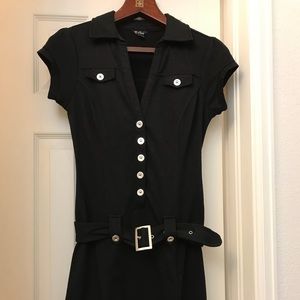 Black Guess dress with belt!